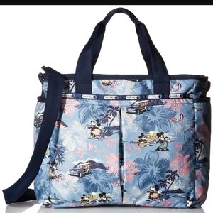 Disney Le sportsac large Bag Tote Diaper Bag or Gym Bag